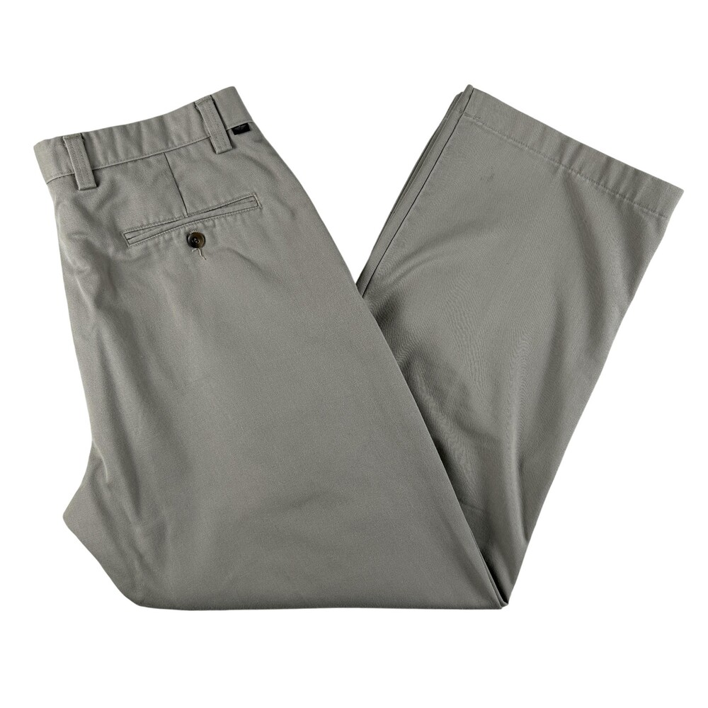 Dockers Pants Mens 34x29 Beige Basic Twill 100% Cotton Chino Casual Straight Leg